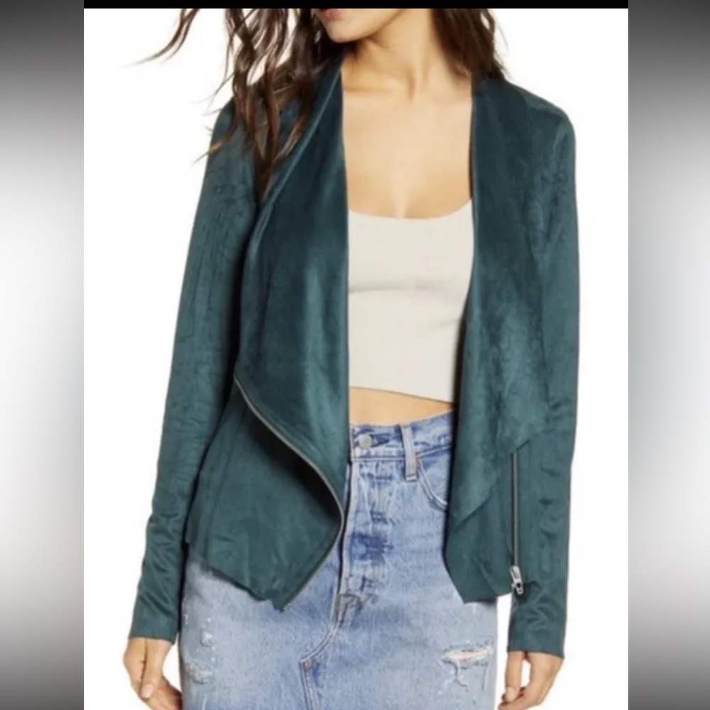 Blank NYC Pine Suede Drape Jacket